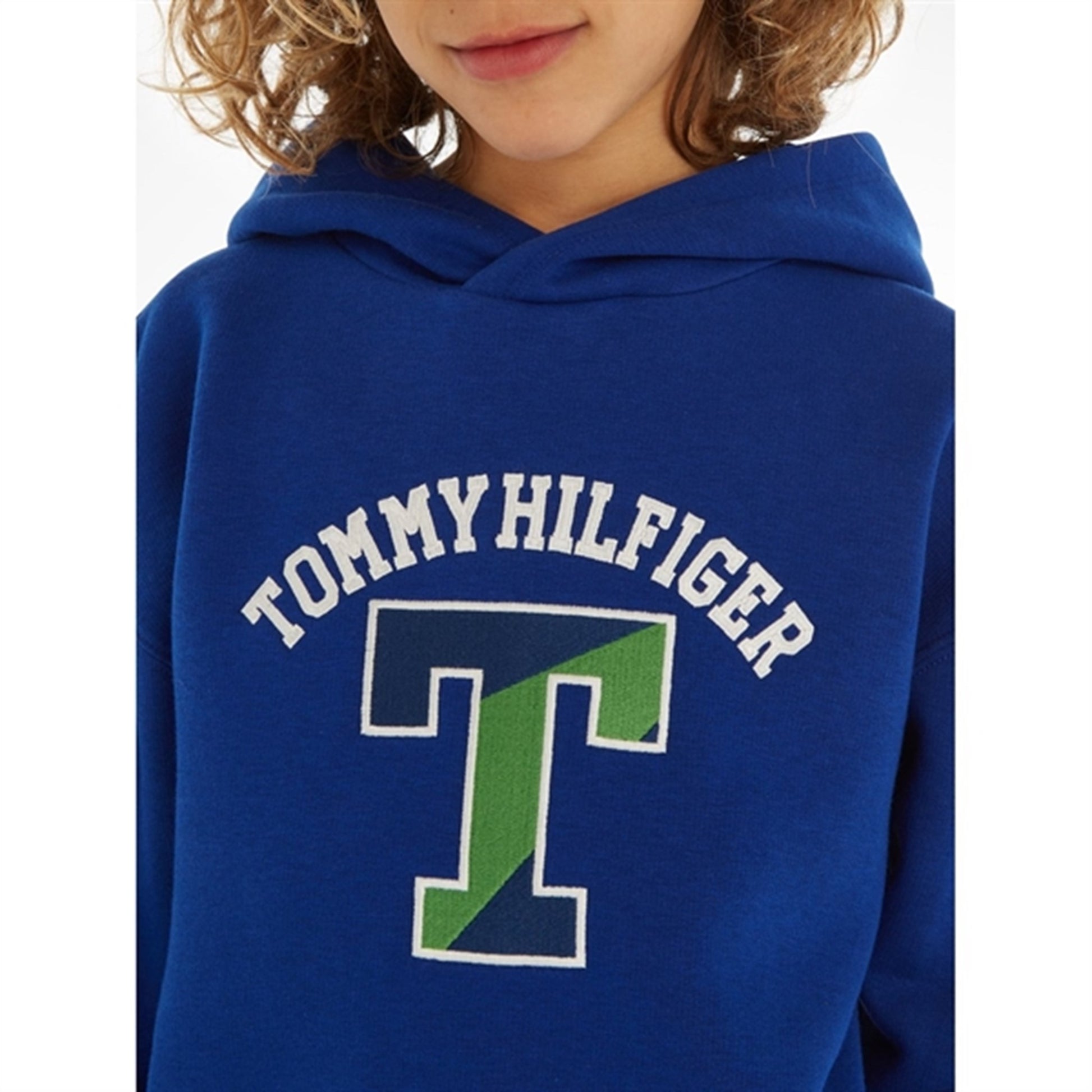 Tommy Hilfiger T Varsity Hoodie Navy Voyage