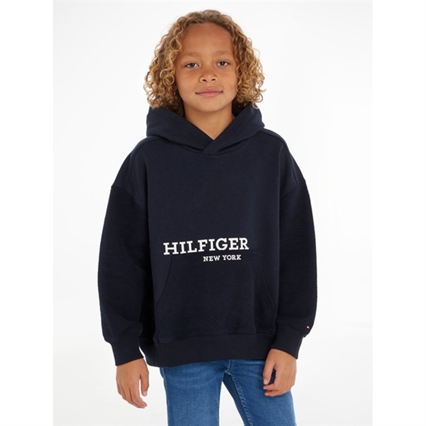Tommy Hilfiger Hilfiger Logo Hoodie Desert Sky