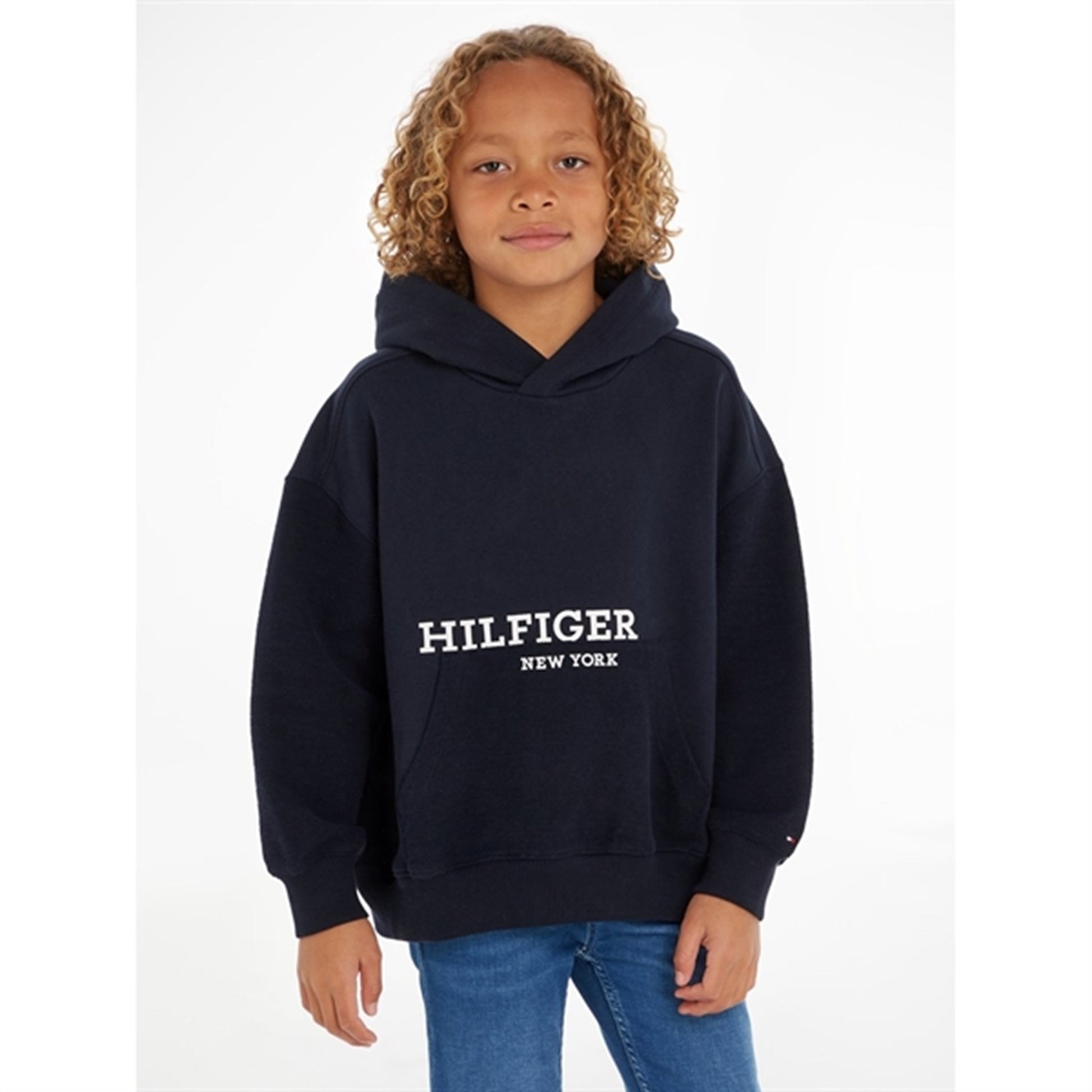 Tommy Hilfiger Hilfiger Logo Hoodie Desert Sky