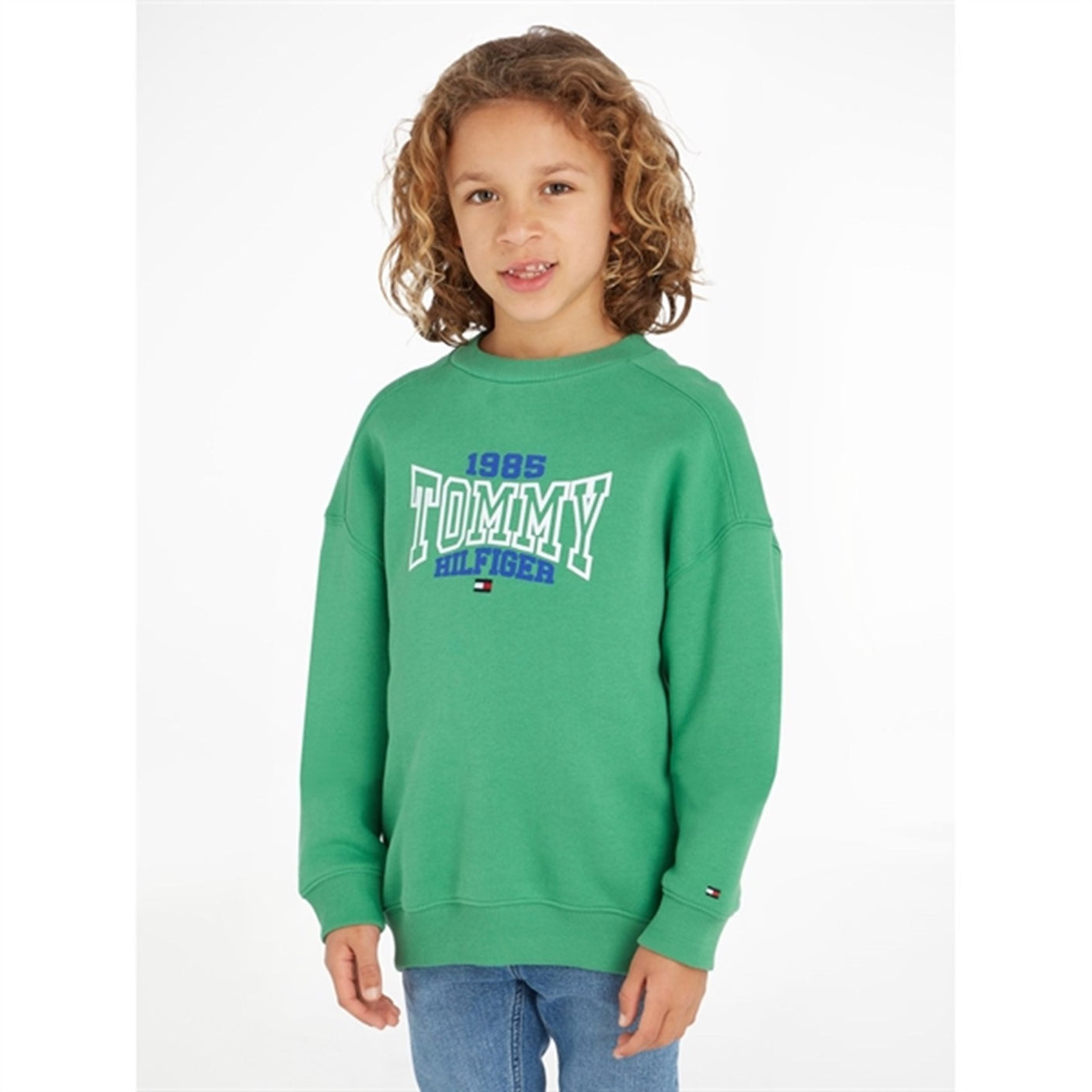 Tommy Hilfiger Tommy 1985 Varsity Sweatshirt Coastal Green