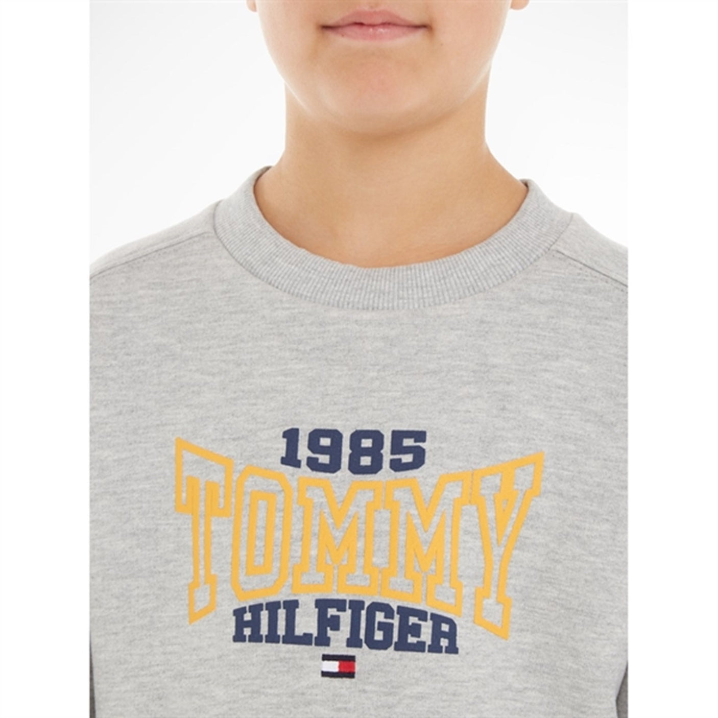 Tommy Hilfiger Tommy 1985 Varsity Sweatshirt New Light Grey Heather