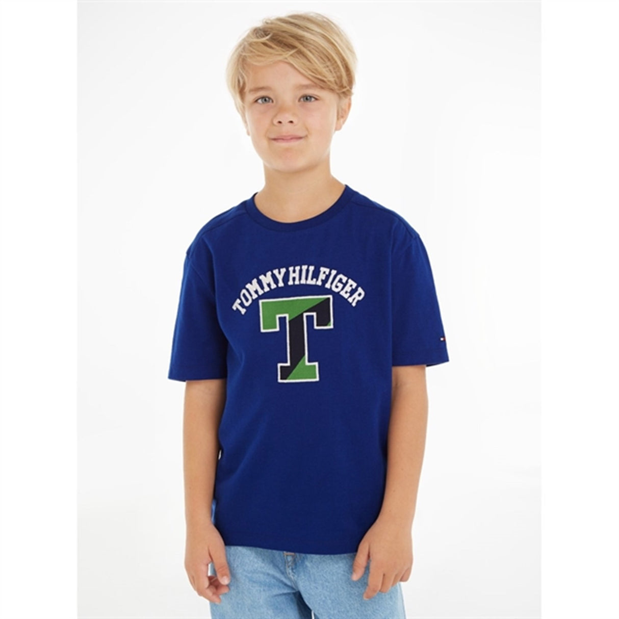 Tommy Hilfiger Varsity T-Shirt Navy Voyage