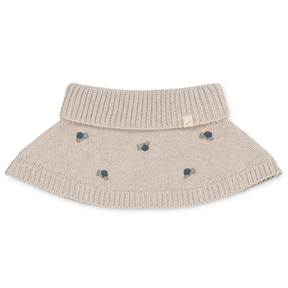 That's Mine Pistachio Shell Melange Gorgette Knitted Neck warmer Blueberry