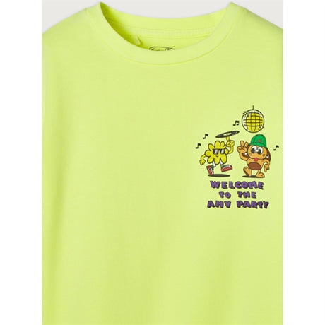 American Vintage T-Shirt Fizvalley Neon Yellow