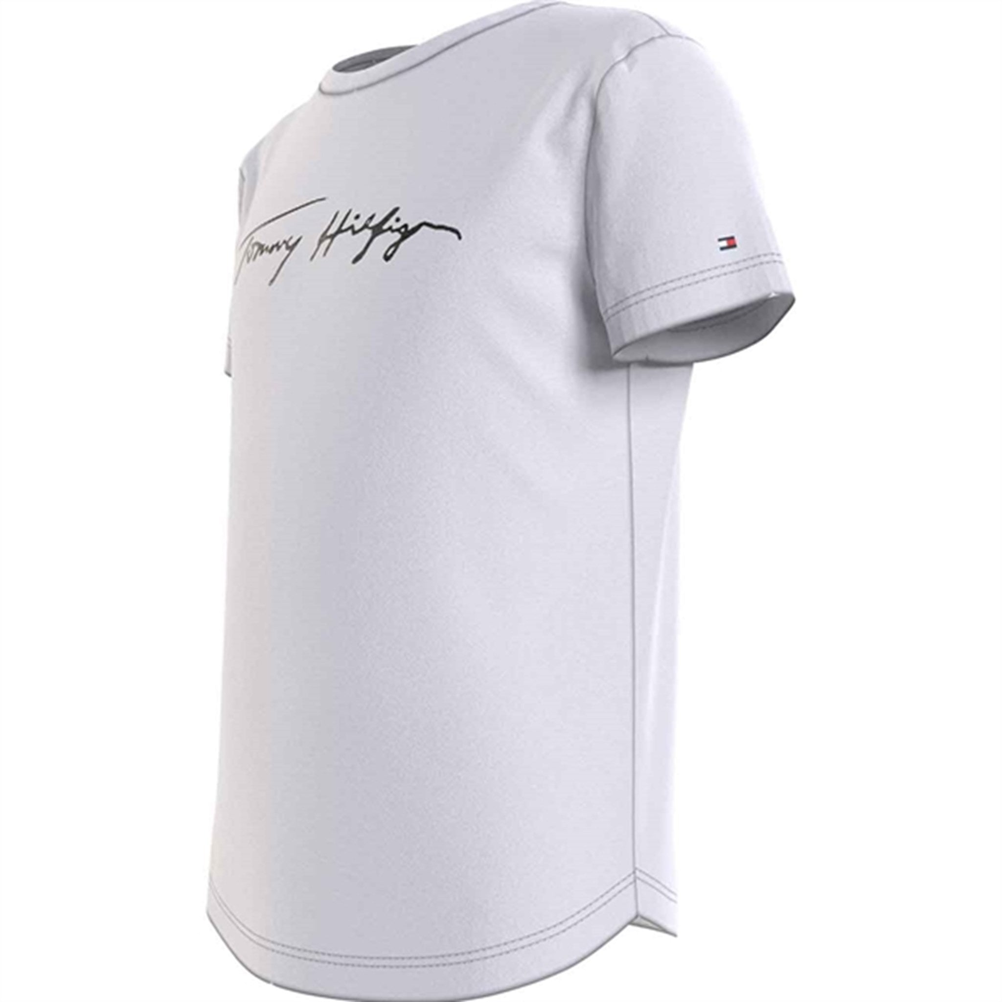 Tommy Hilfiger Script Print T-shirt White S/S 3