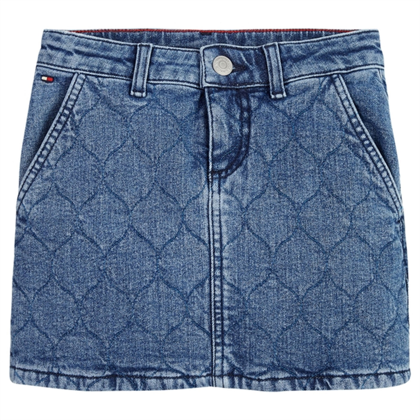 Tommy Hilfiger Denim Quiltet Skirt Floppymidrigid