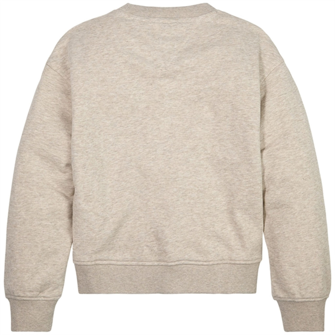 Tommy Hilfiger Essential Sweatshirt Heathered Oatmilk