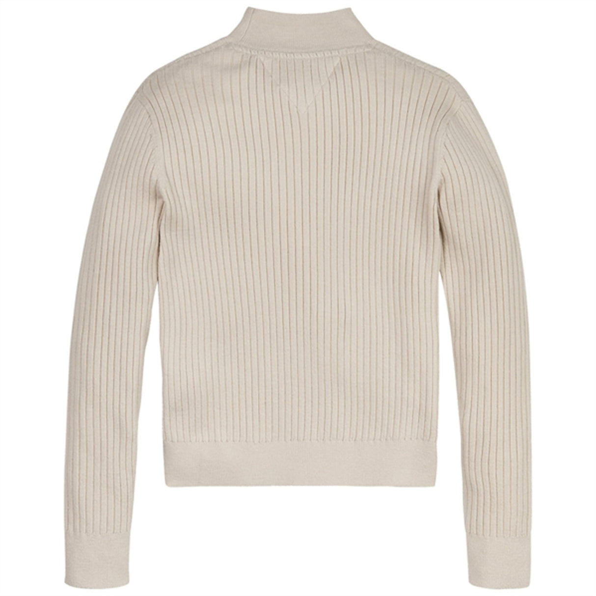 Tommy Hilfiger Comfy Rib Essential Sweater Heathered Oatmilk