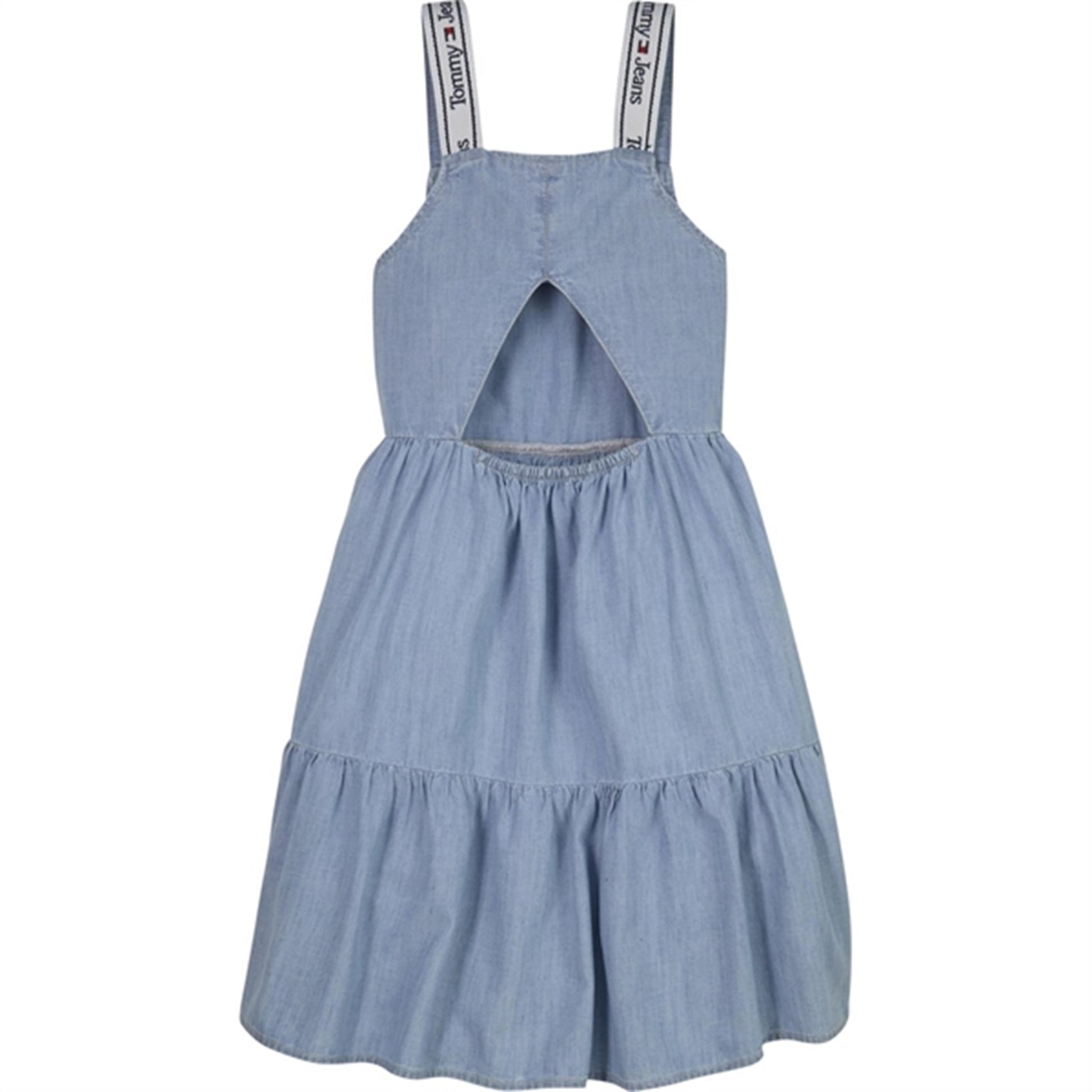 Tommy Hilfiger Lyocell Strap Denim Dress Lightusedcloth