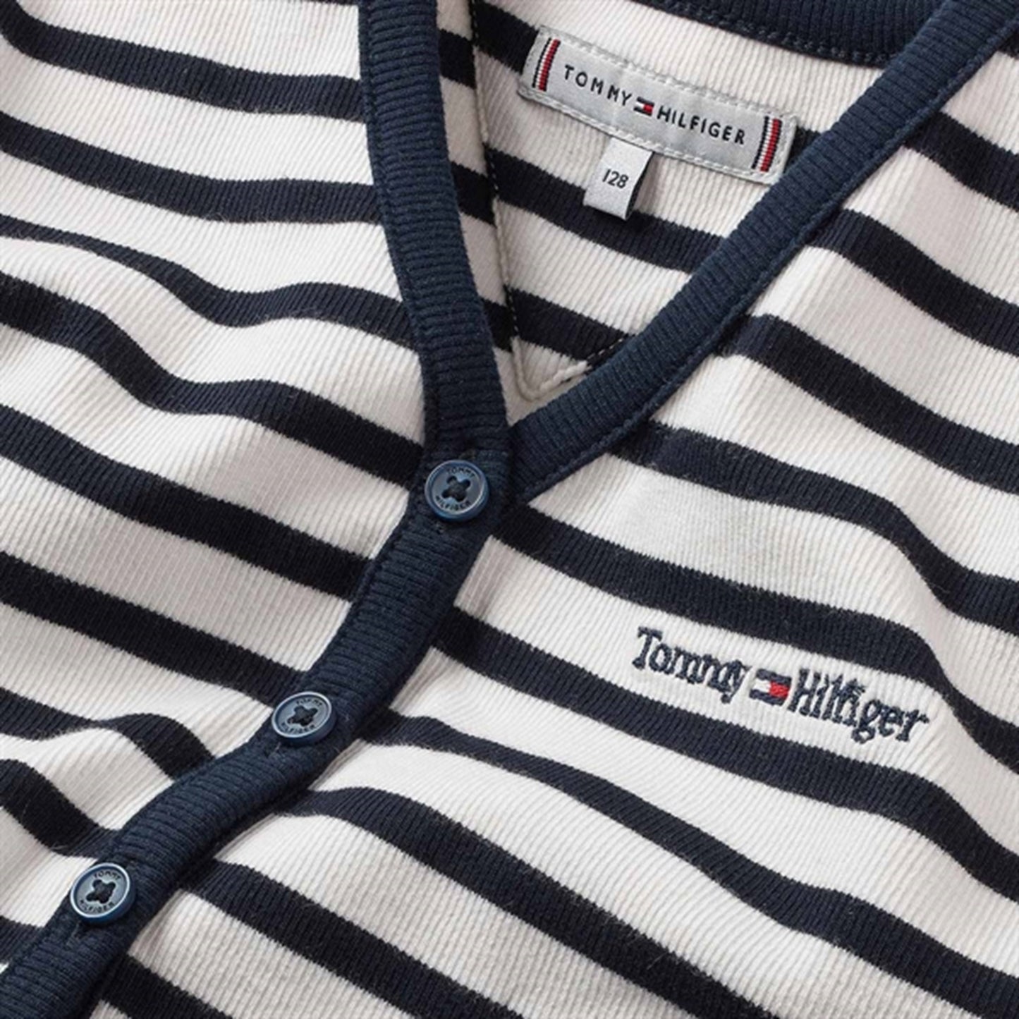Tommy Hilfiger Tommy Graphic Stripe Rib Top Desert Sky Stripe