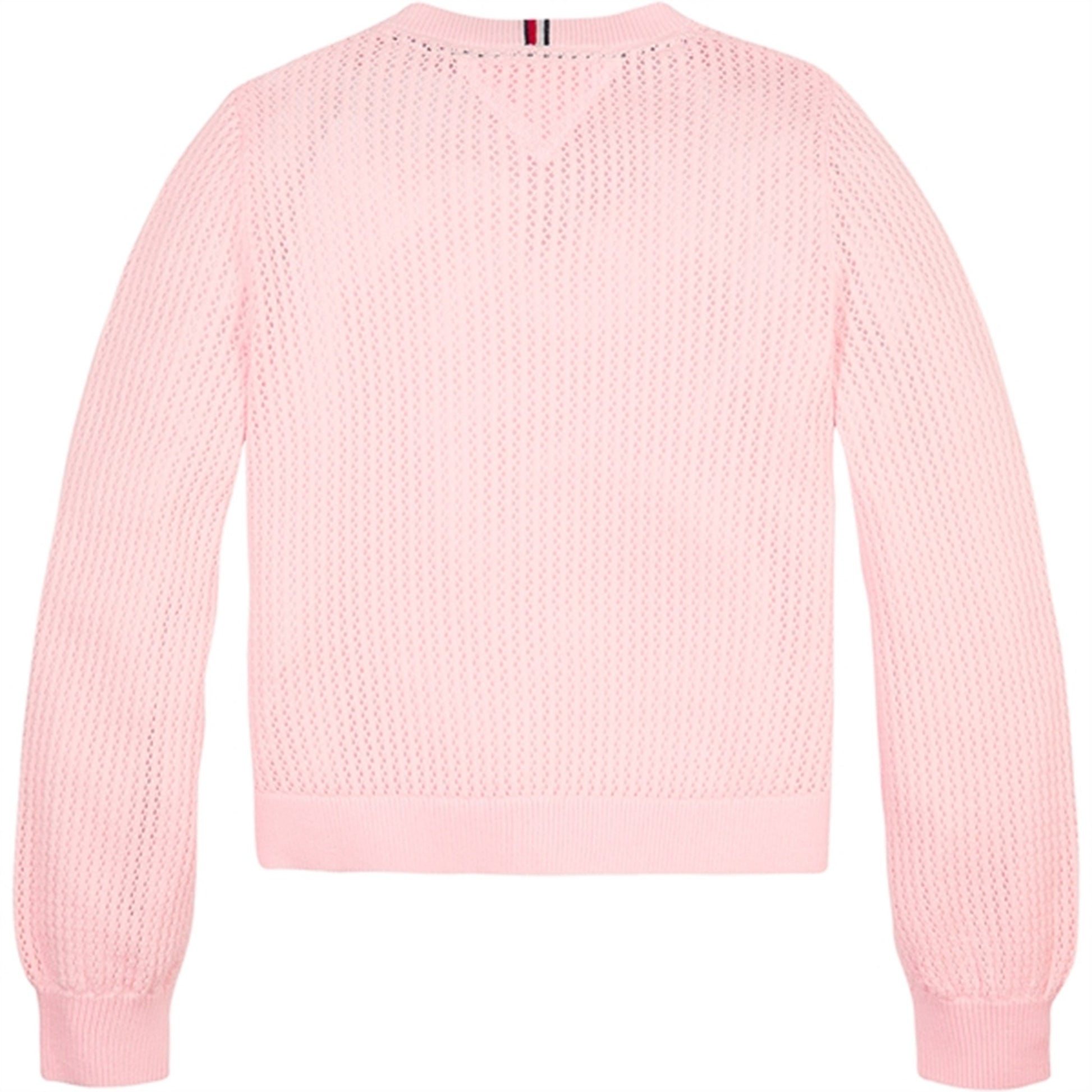 Tommy Hilfiger Crochet Cardigan Faint Pink