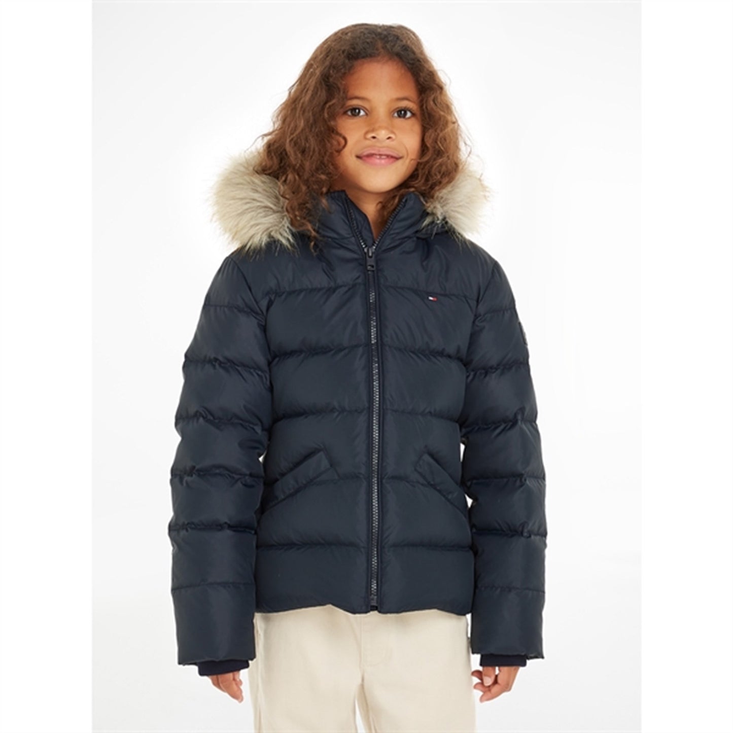 Tommy Hilfiger Essential Down Jacket with Hood Desert Sky