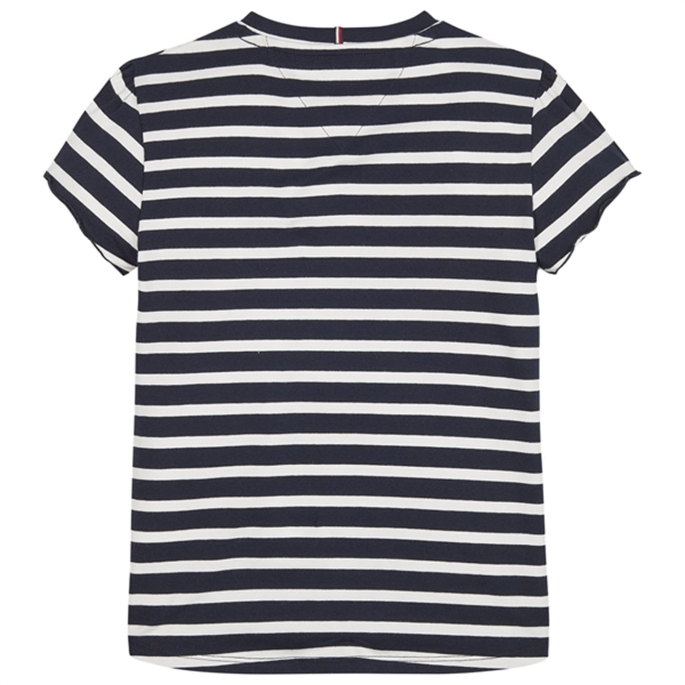 Tommy Hilfiger Striped Ruffle T-shirt Desert Sky Stripe