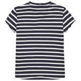 Tommy Hilfiger Striped Ruffle T-shirt Desert Sky Stripe