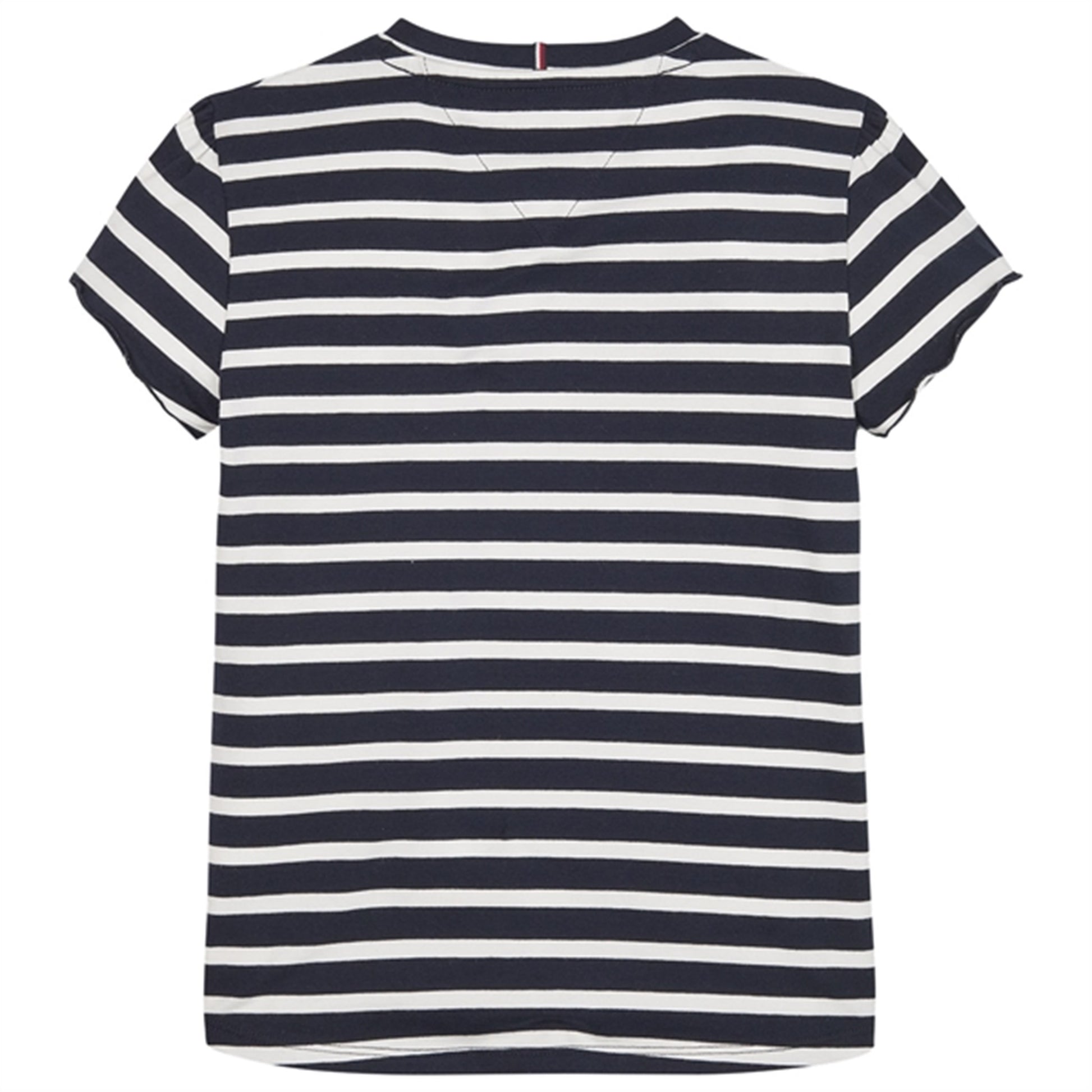Tommy Hilfiger Striped Ruffle T-shirt Desert Sky Stripe