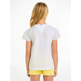 Tommy Hilfiger Broderie Anglaise Sleeve Blouse White