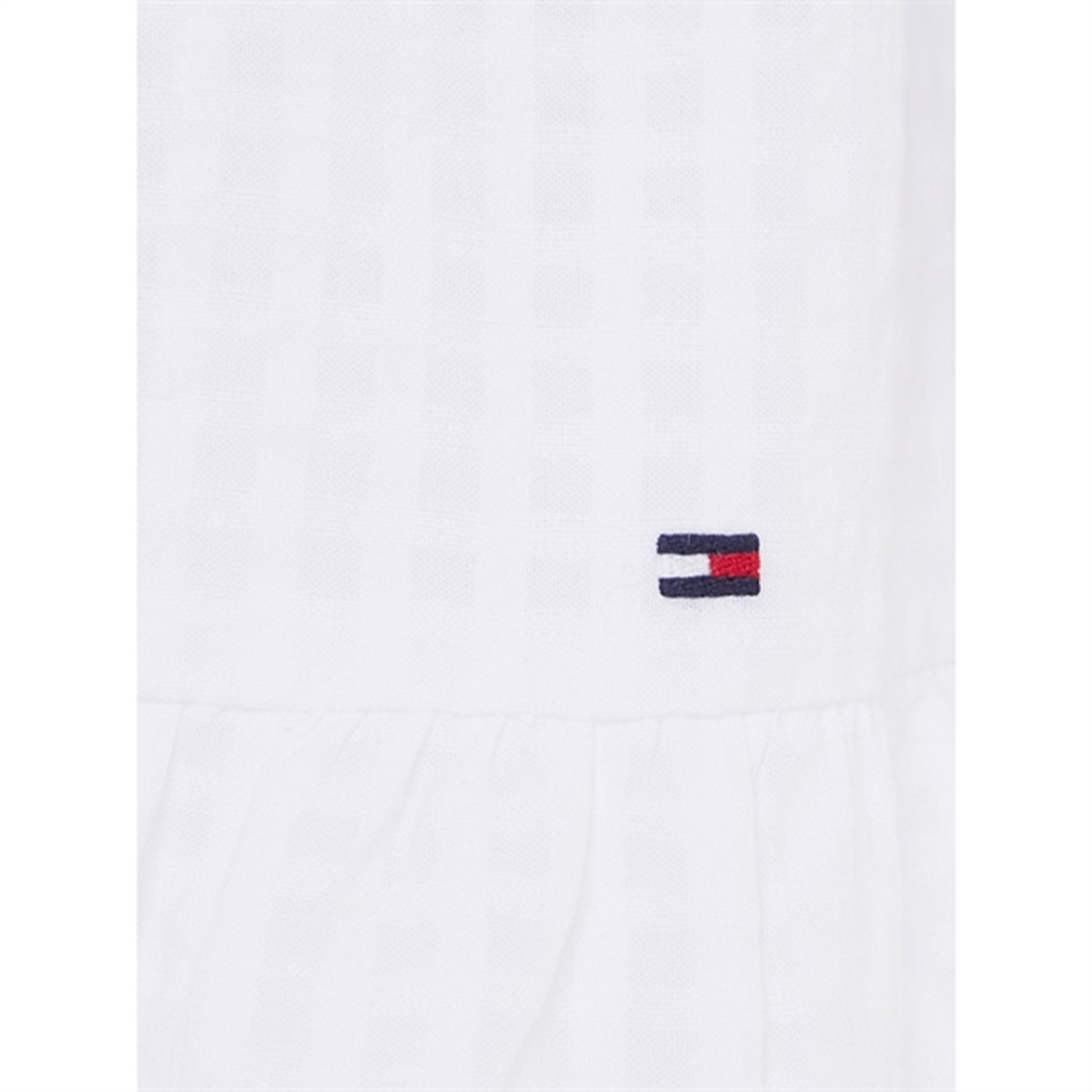 Tommy Hilfiger Seersucker Gingham Dress White