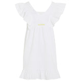 Tommy Hilfiger Seersucker Gingham Dress White