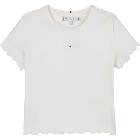 Tommy Hilfiger Essential Rib Blouse White