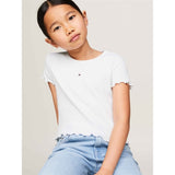 Tommy Hilfiger Essential Rib Blouse White