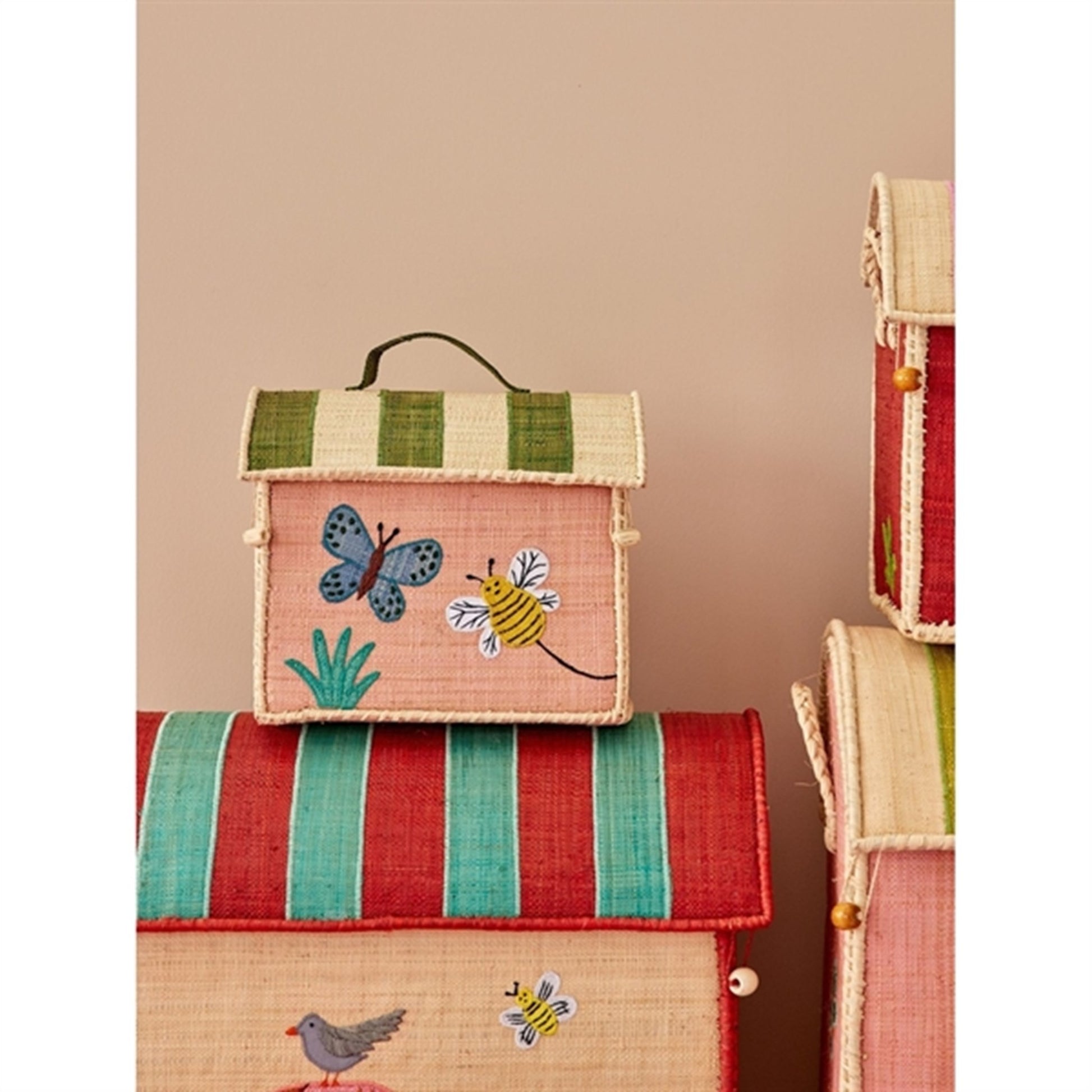RICE Butterfly Theme Storage Basket Extra Small