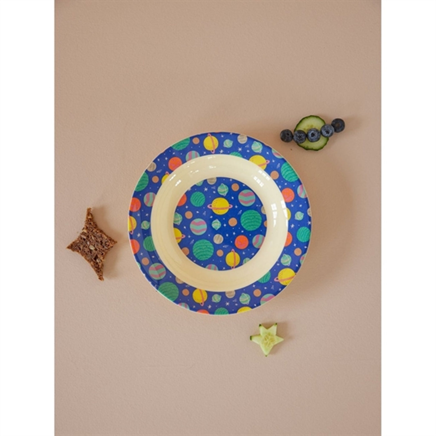 RICE Galaxy Melamine Childrens Bowl
