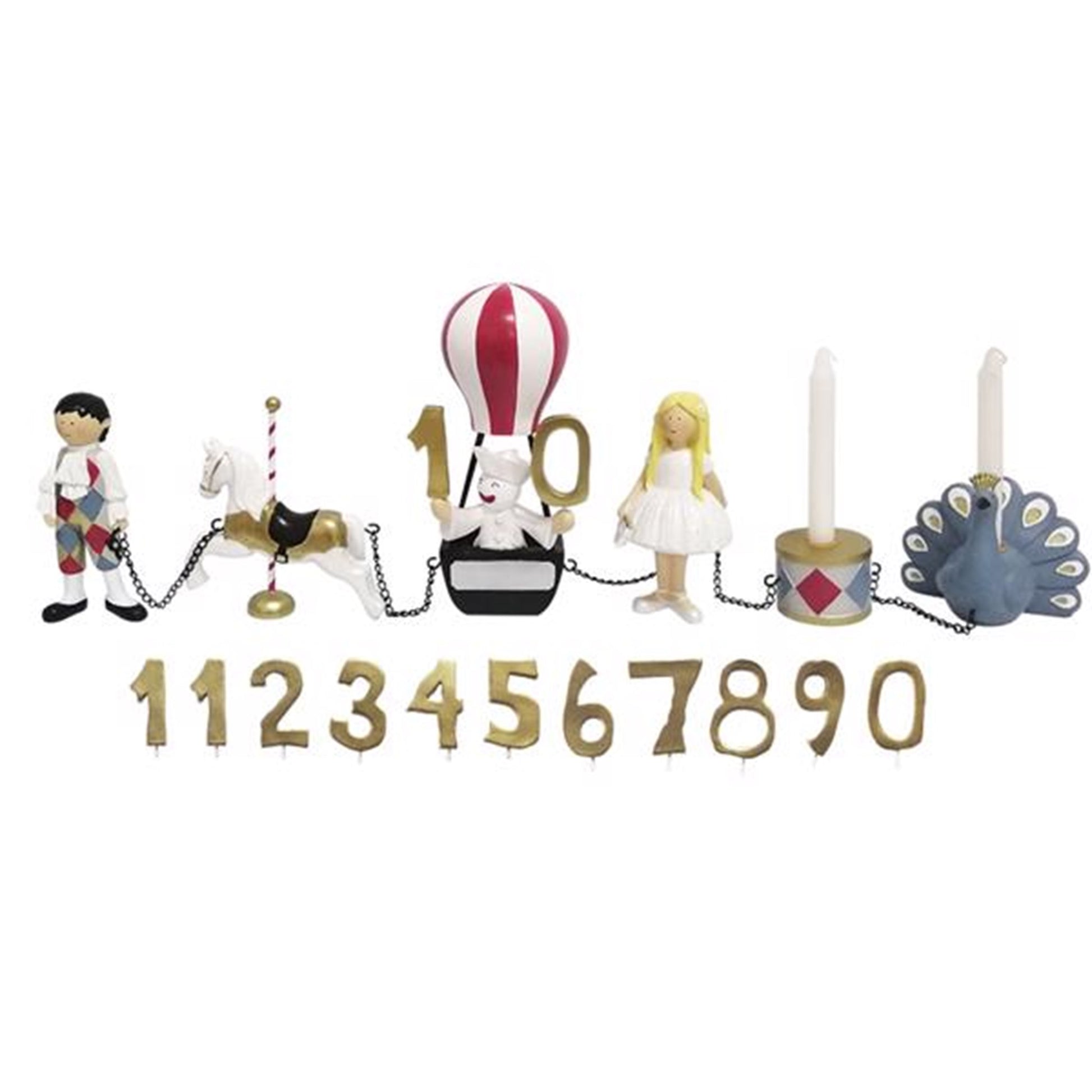 Kids by Friis Birthday Train Harlequin and Colombine