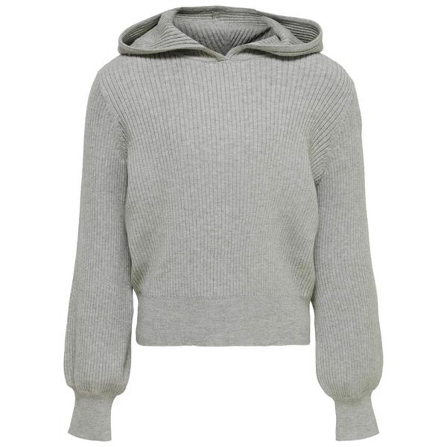 Kids ONLY Light Grey Melange Lorelle Hood