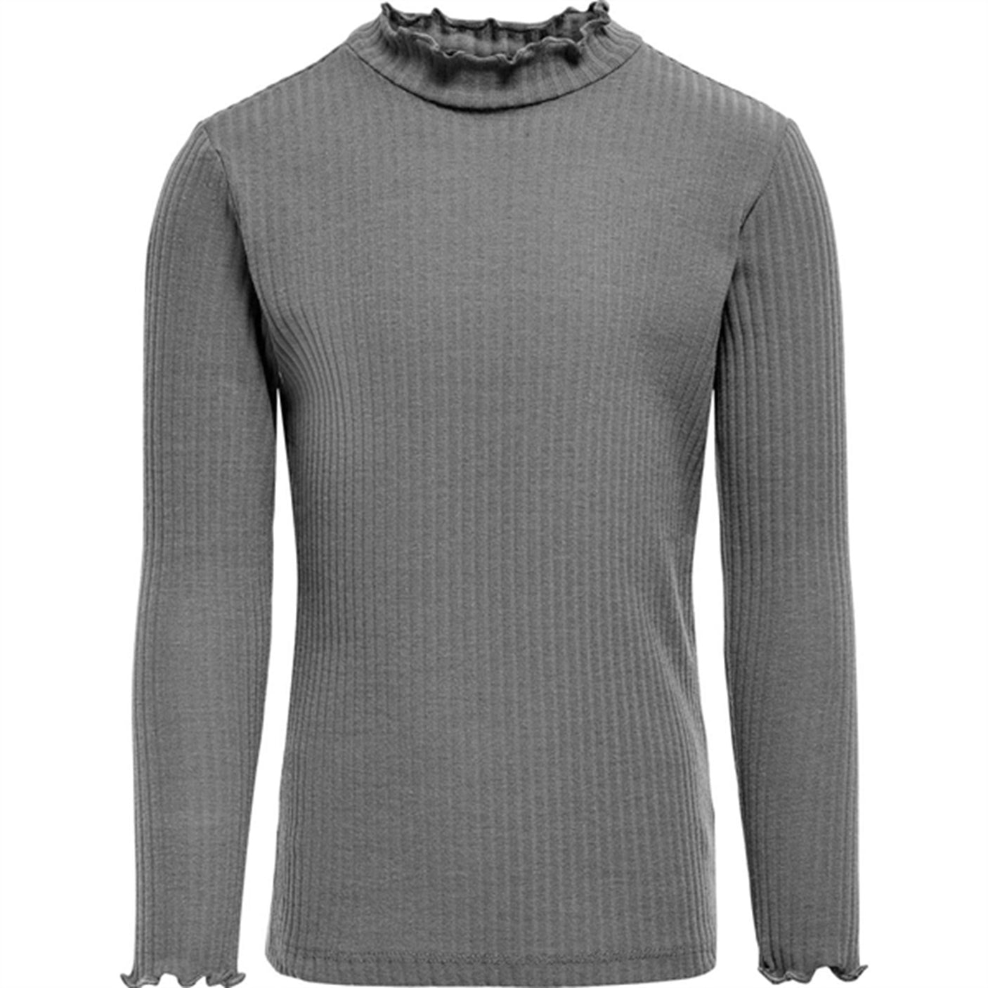 Kids ONLY Medium Grey Melange Nella High Neck Blouse