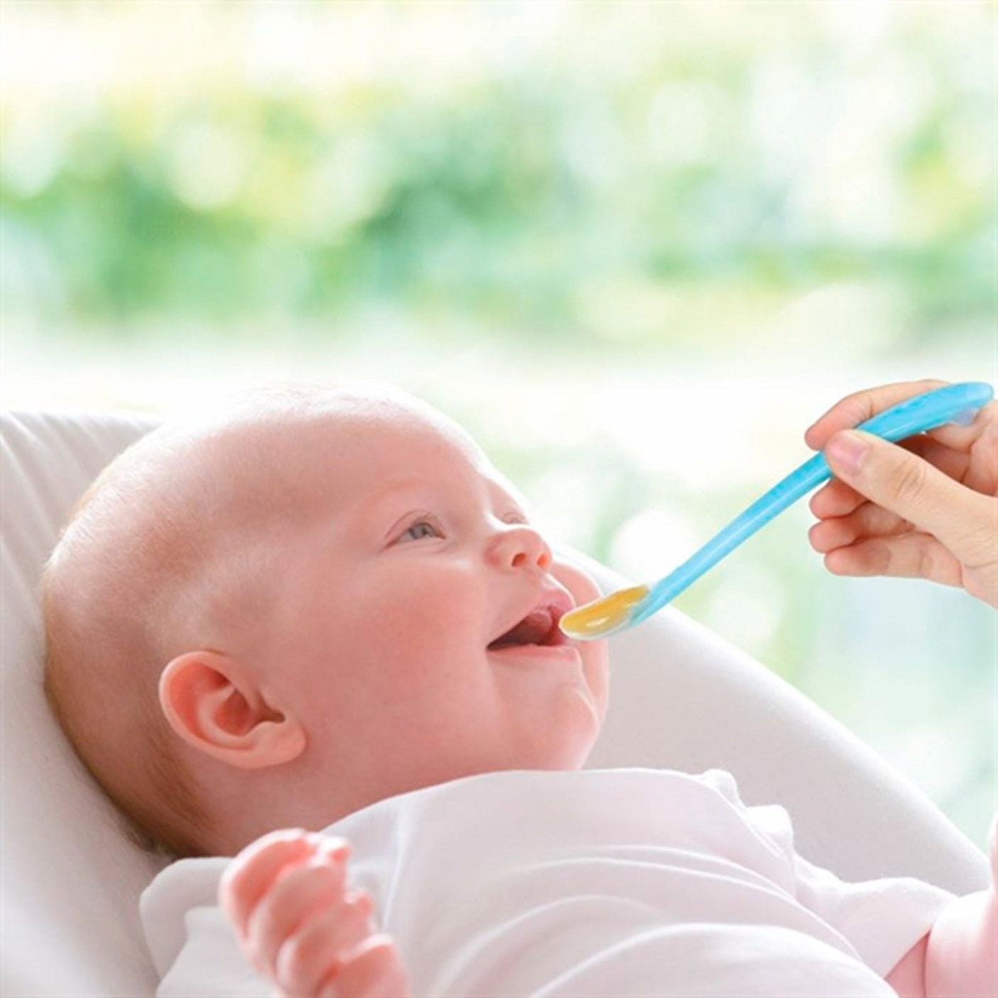 Kidsme Silicone Spoon Aquamarine 2-pack