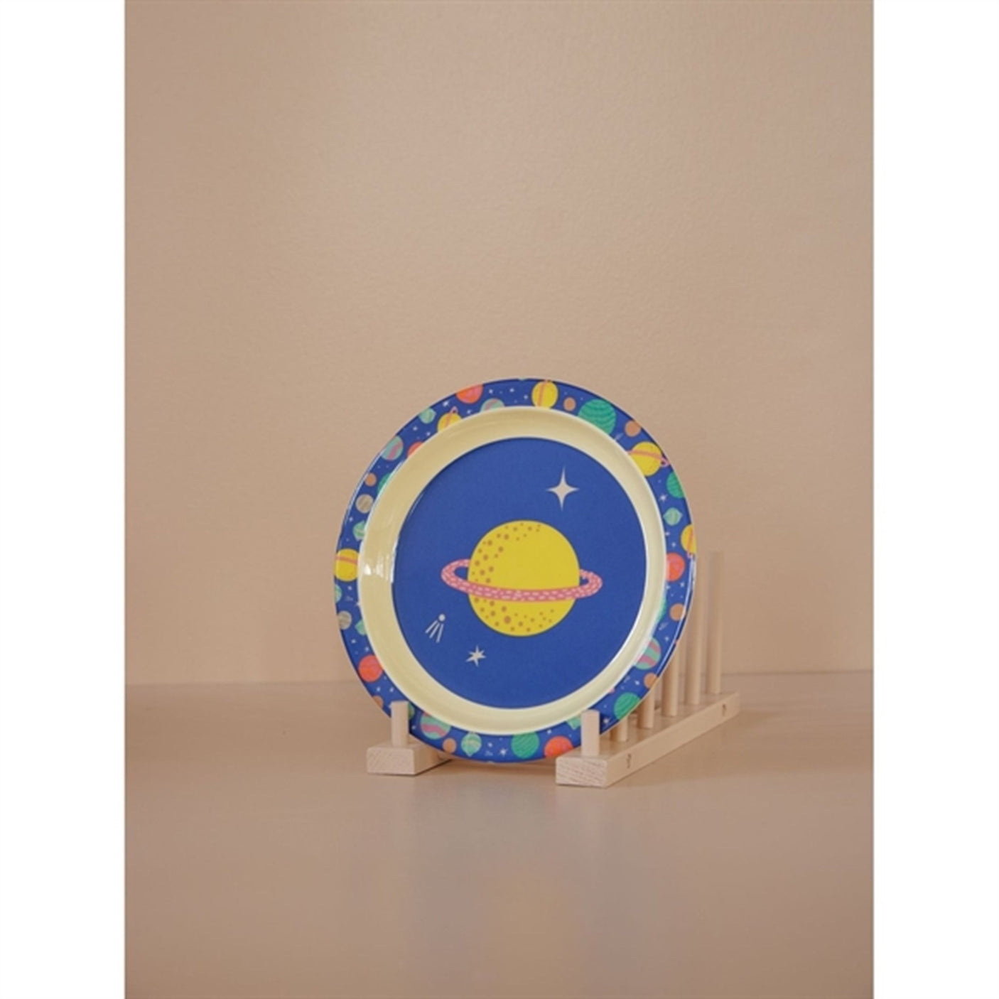 RICE Galaxy Melamine Childrens Plate 2
