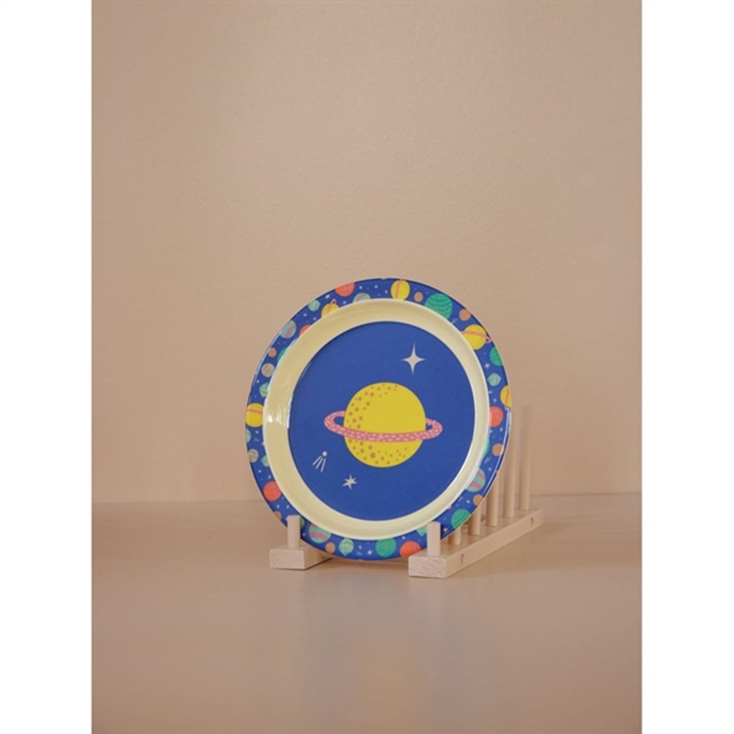 RICE Galaxy Melamine Childrens Plate 2