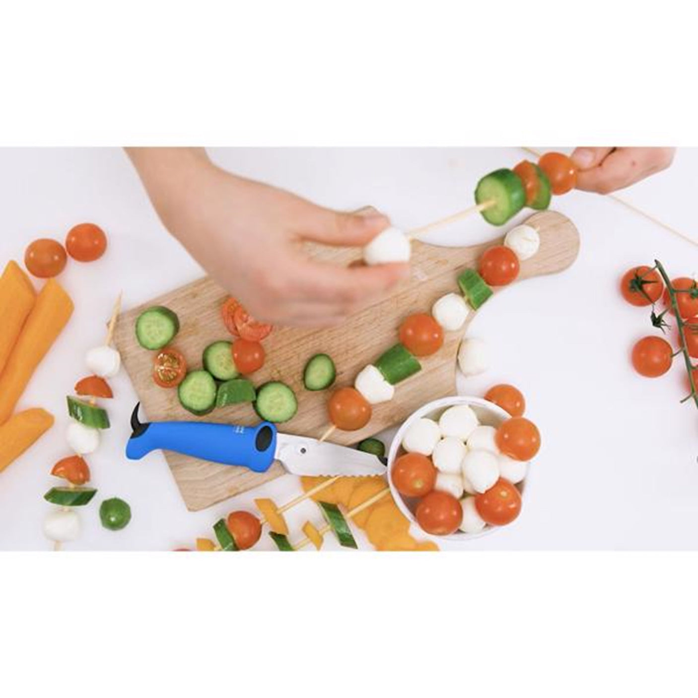 Kinderkitchen Knife Set Green/Blue