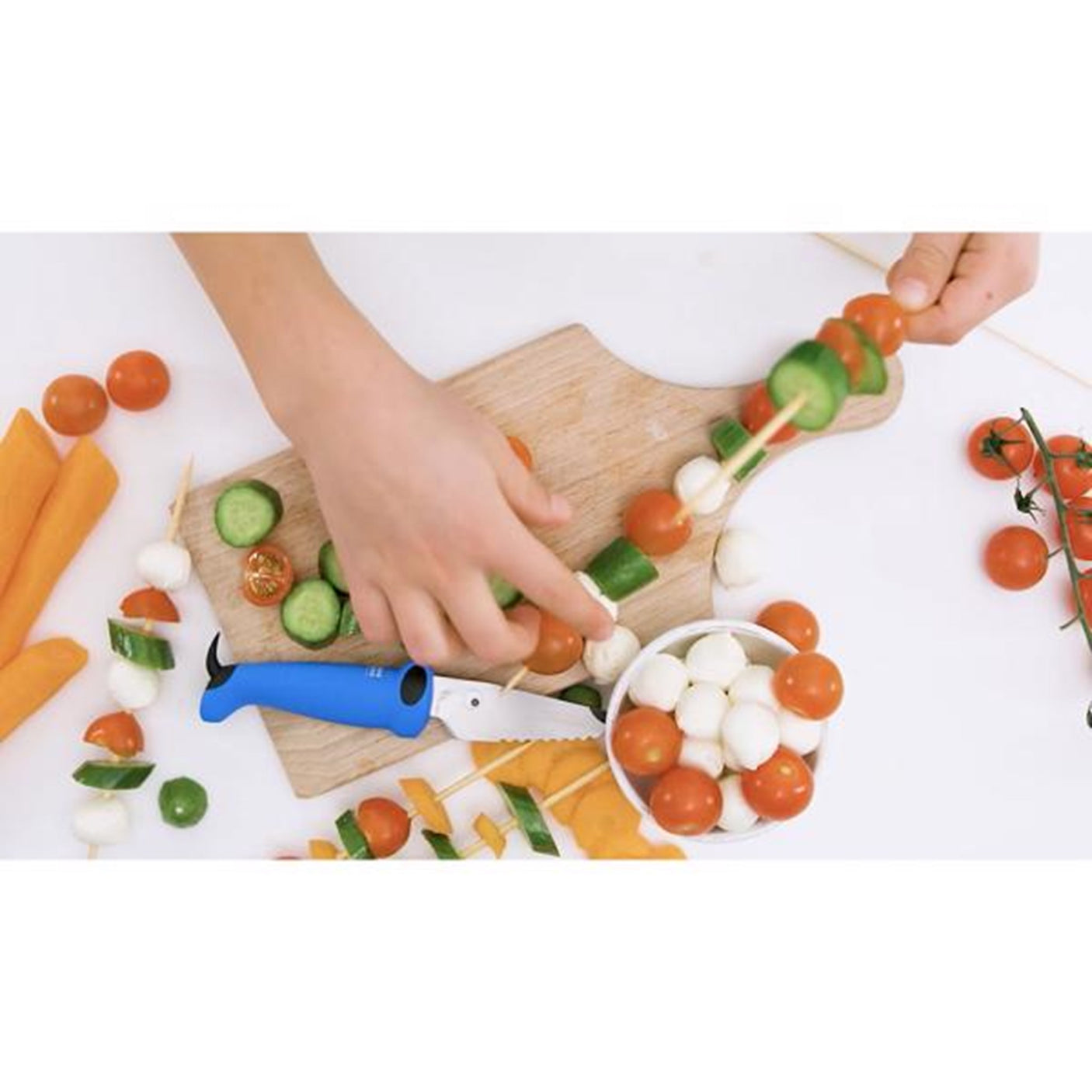 Kinderkitchen Knife Set Green/Blue