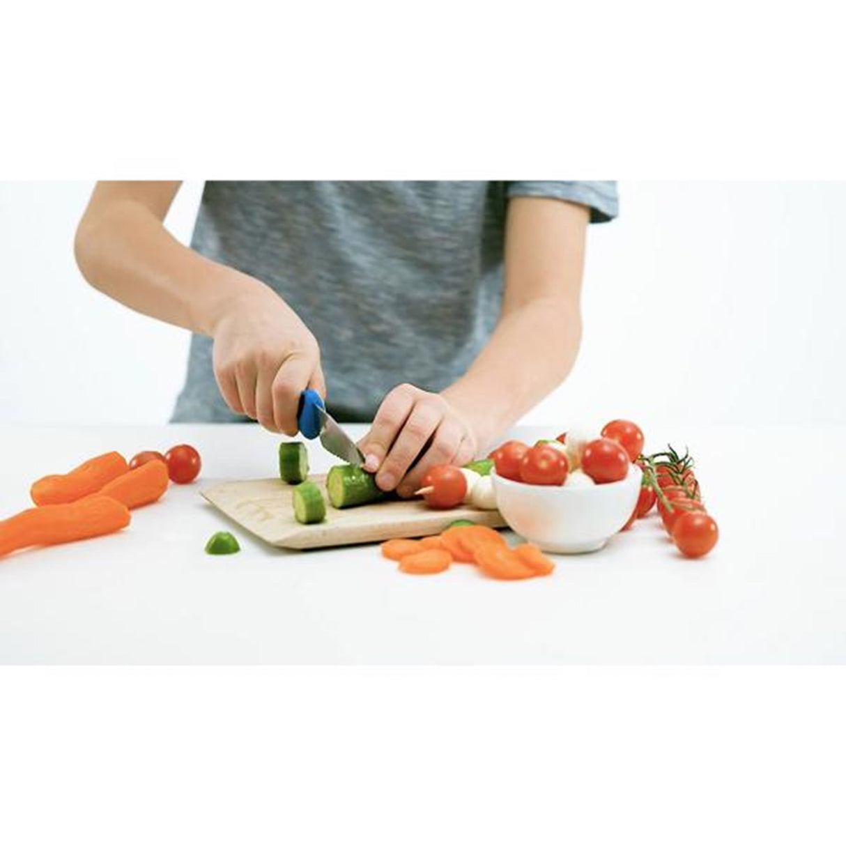 Kinderkitchen Knife Set Green/Blue