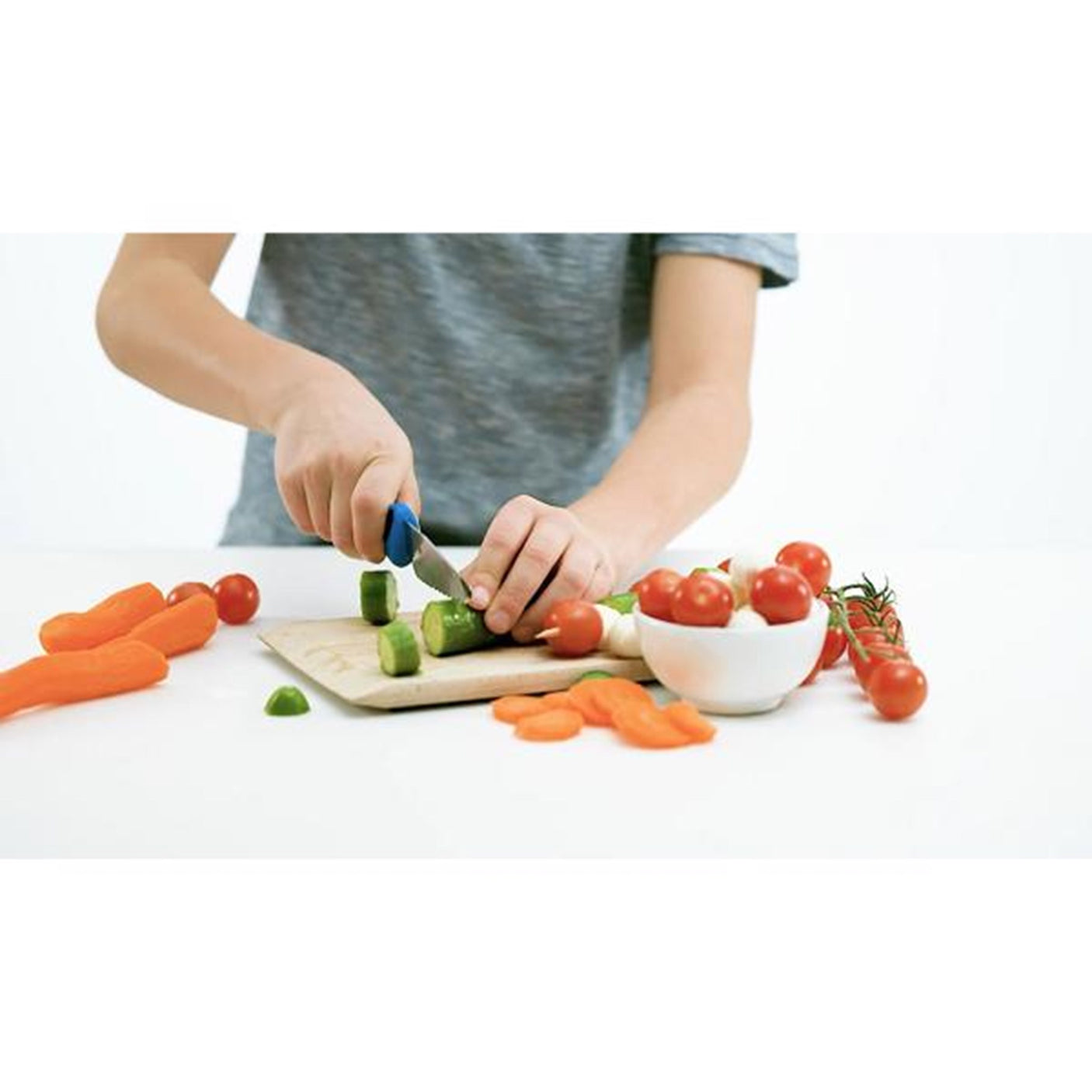 Kinderkitchen Knife Set Green/Blue