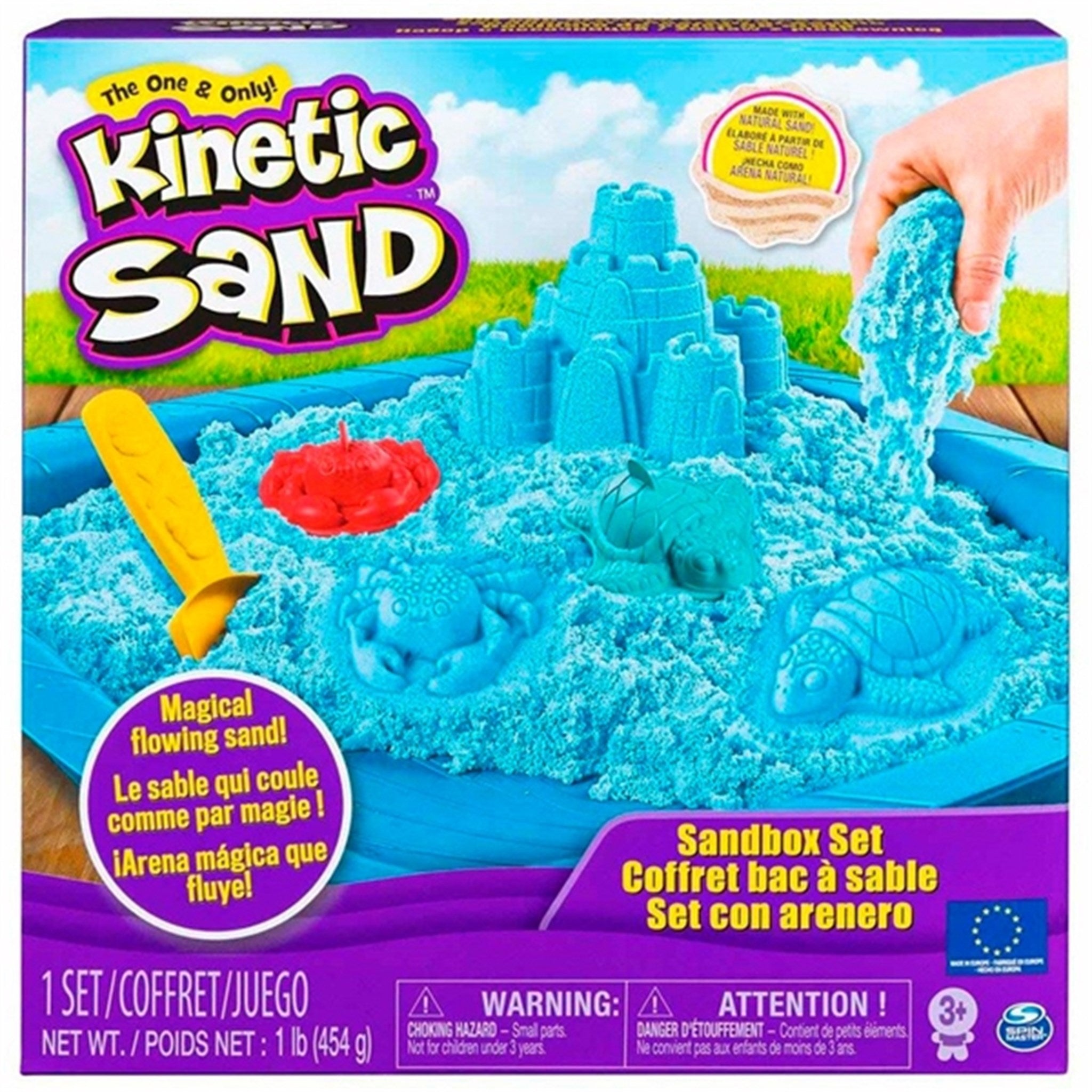 Kinetic Sand Box Set Blue