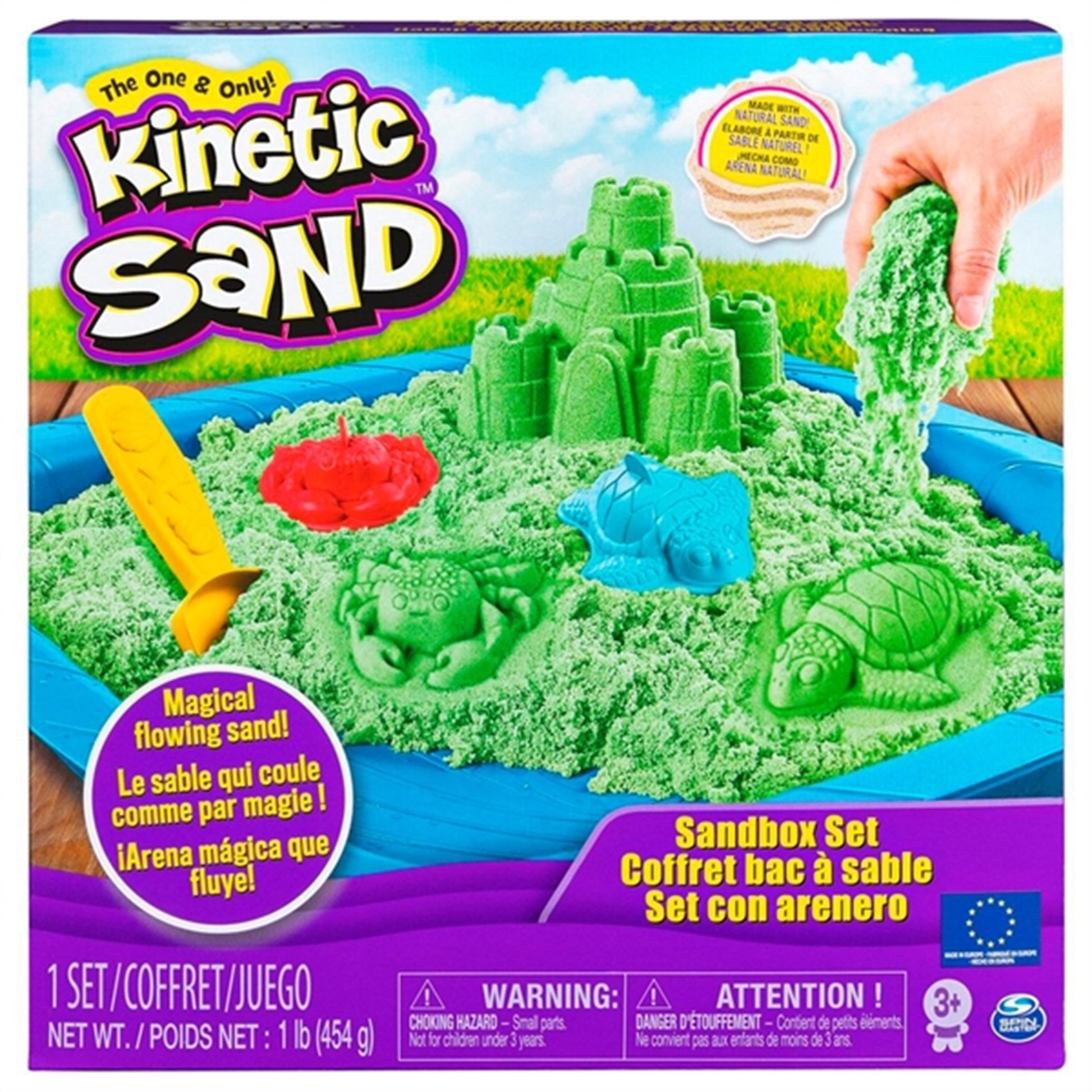 Kinetic Sand Box Set Green