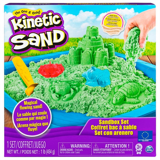 Kinetic Sand Box Set Green