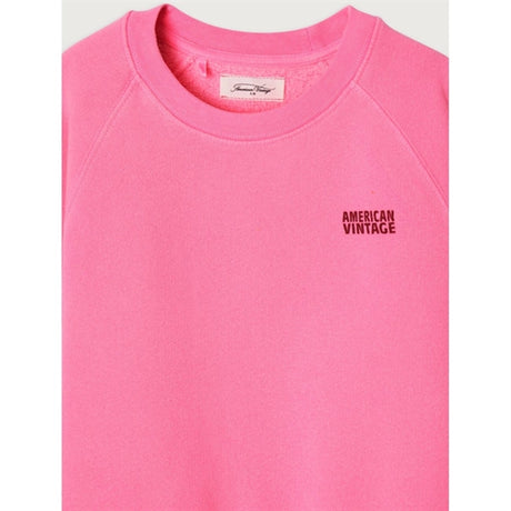 American Vintage Izubird Sweatshirt Fluo Pink