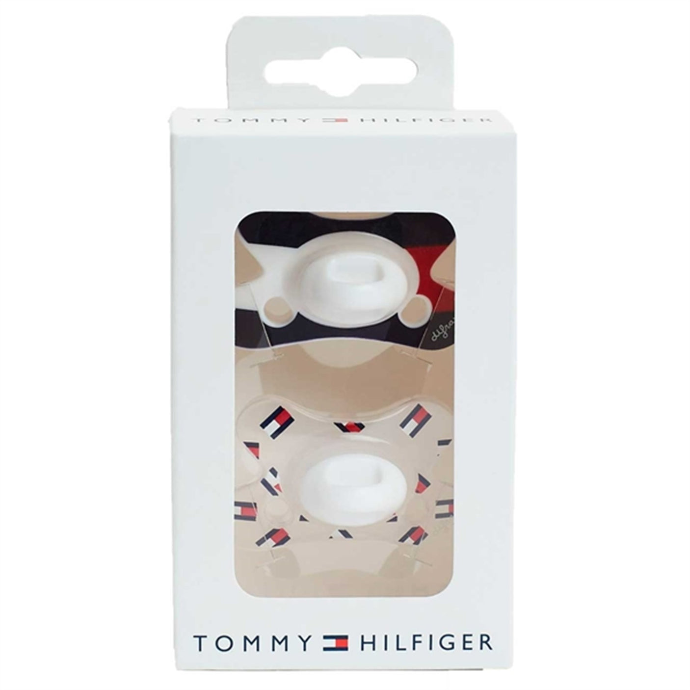 Tommy Hilfiger Baby Unisex Dummies 2-pack Pacifier White