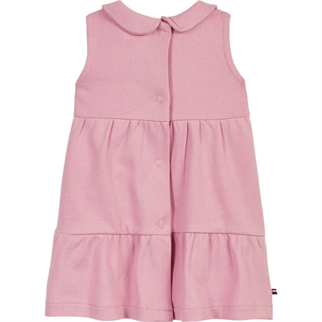 Tommy Hilfiger Baby Flag Pique Dress Broadway Pink