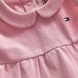 Tommy Hilfiger Baby Flag Pique Dress Broadway Pink