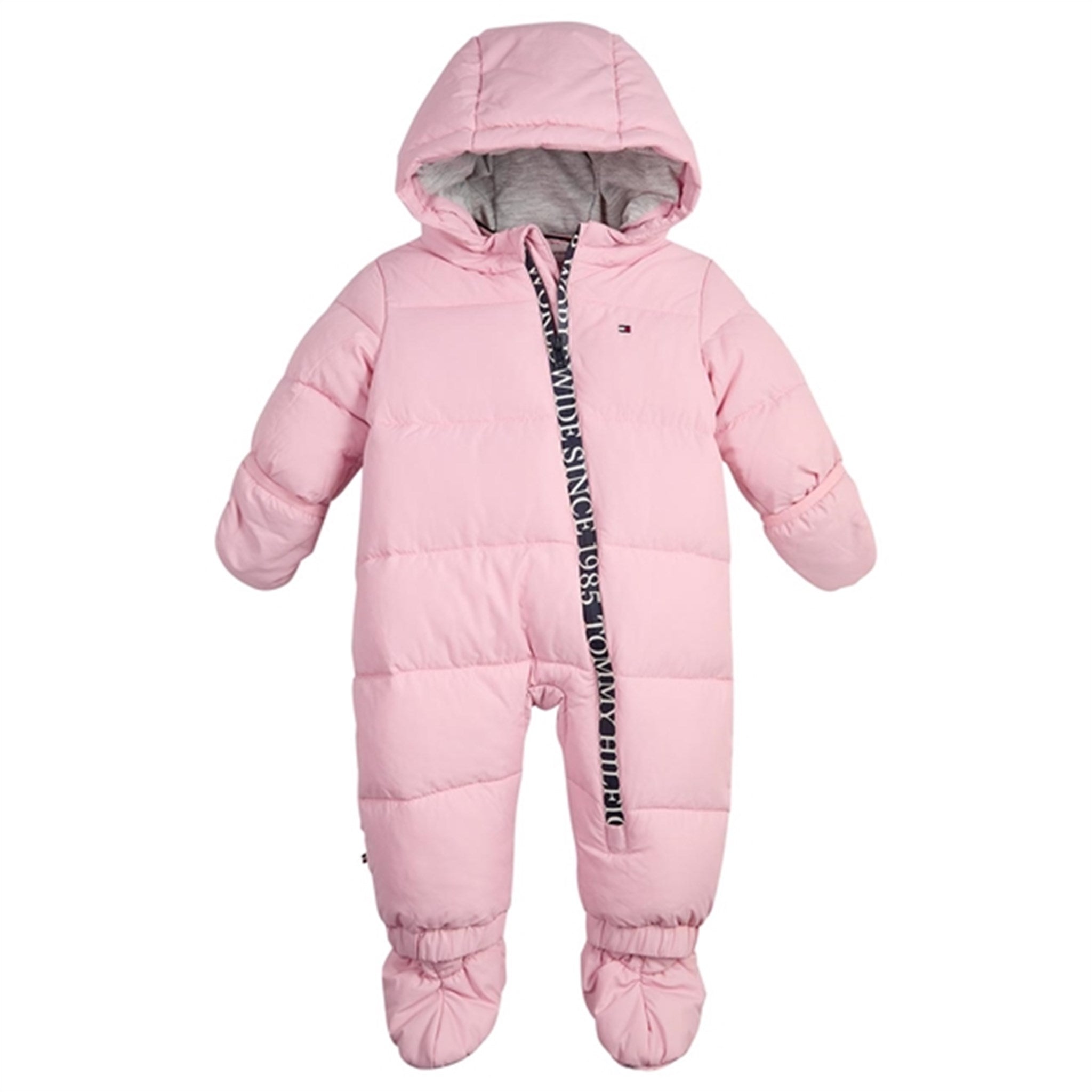Tommy Hilfiger Baby Branded Zip Skisuit Pink Shade