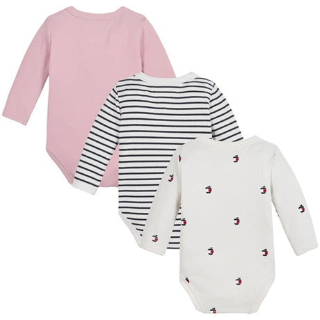 Tommy Hilfiger Baby Body Gift Box 3-Pack Pink Shade