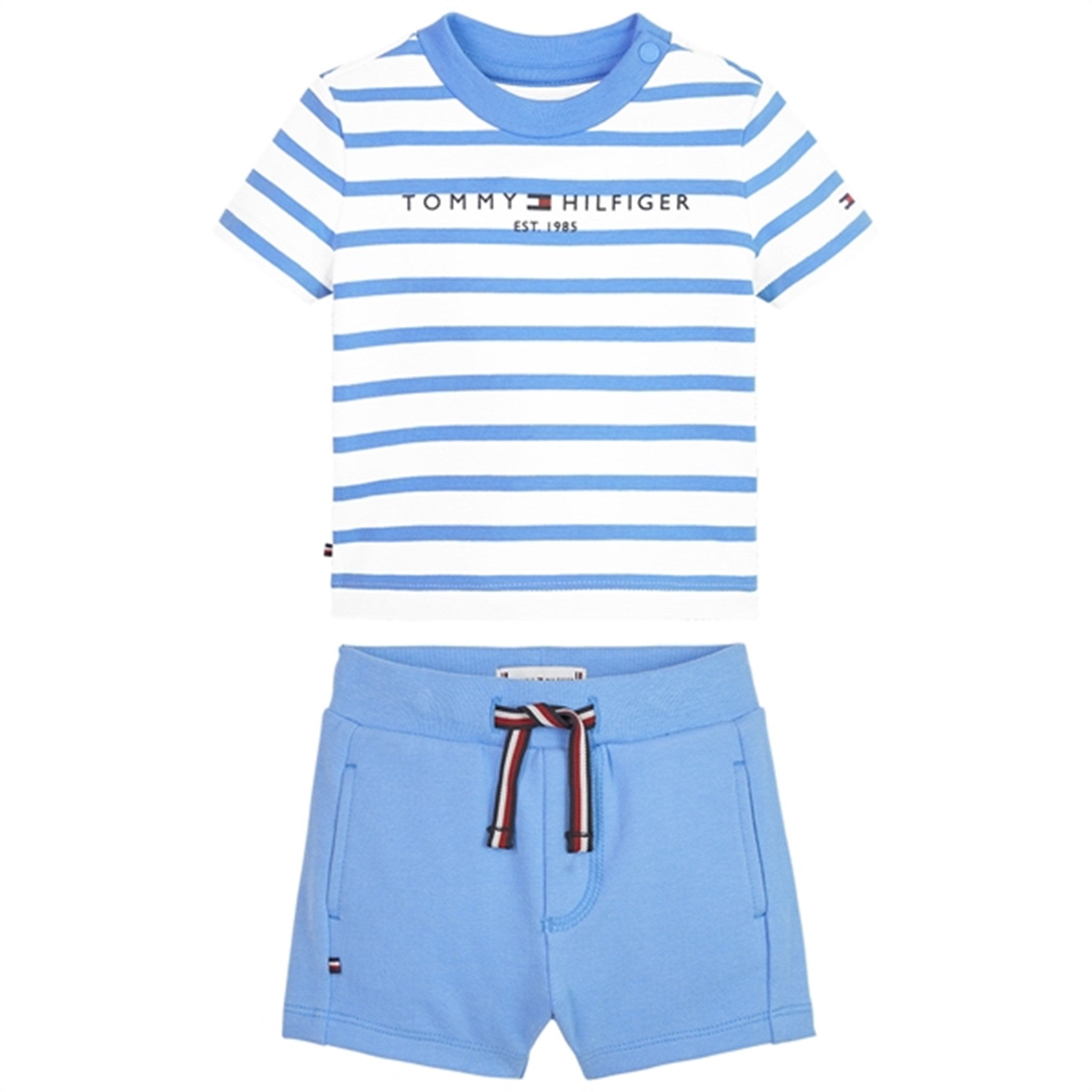 Tommy Hilfiger Baby Essential Striped Set Skysail