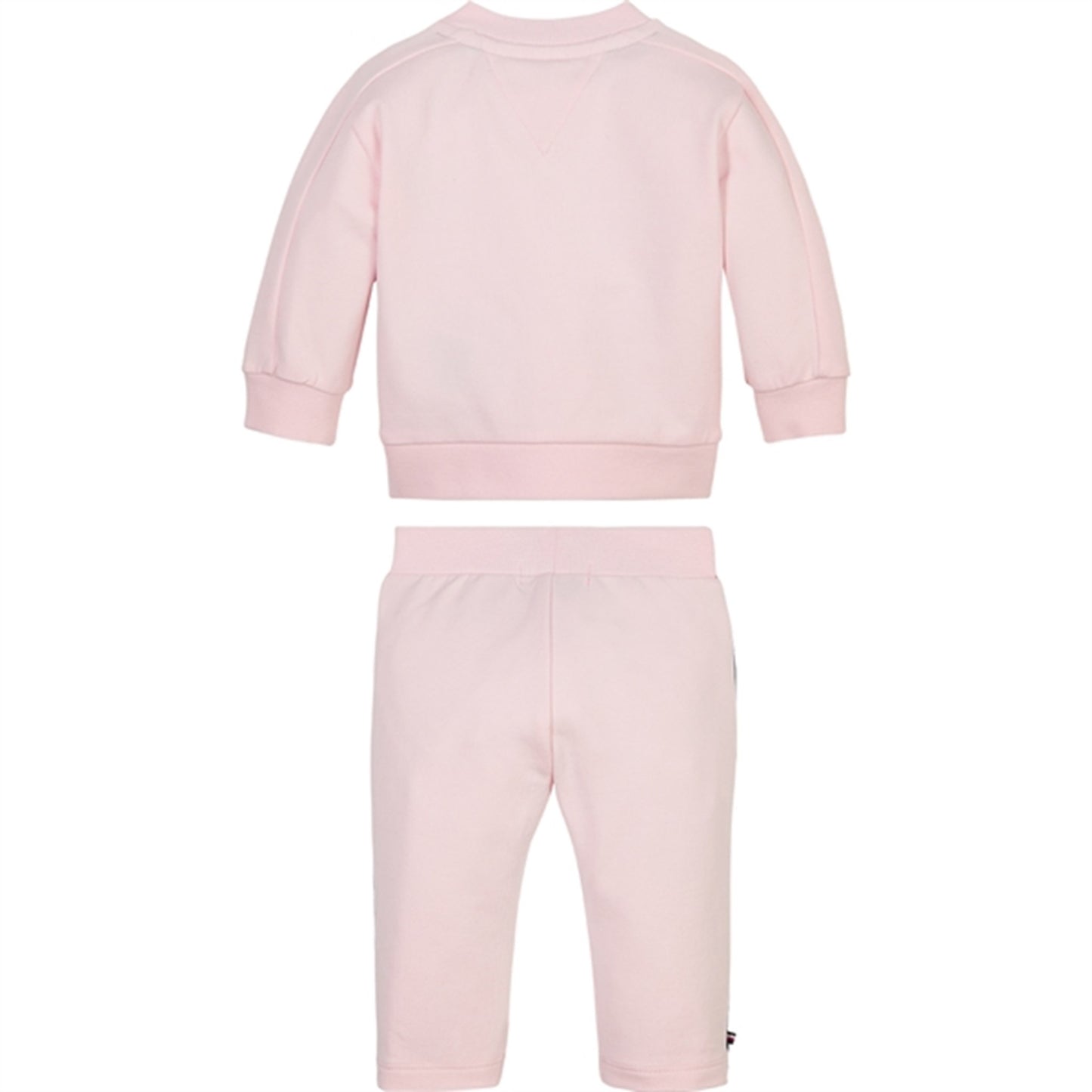 Tommy Hilfiger Baby Tape Crewneck Set Faint Pink