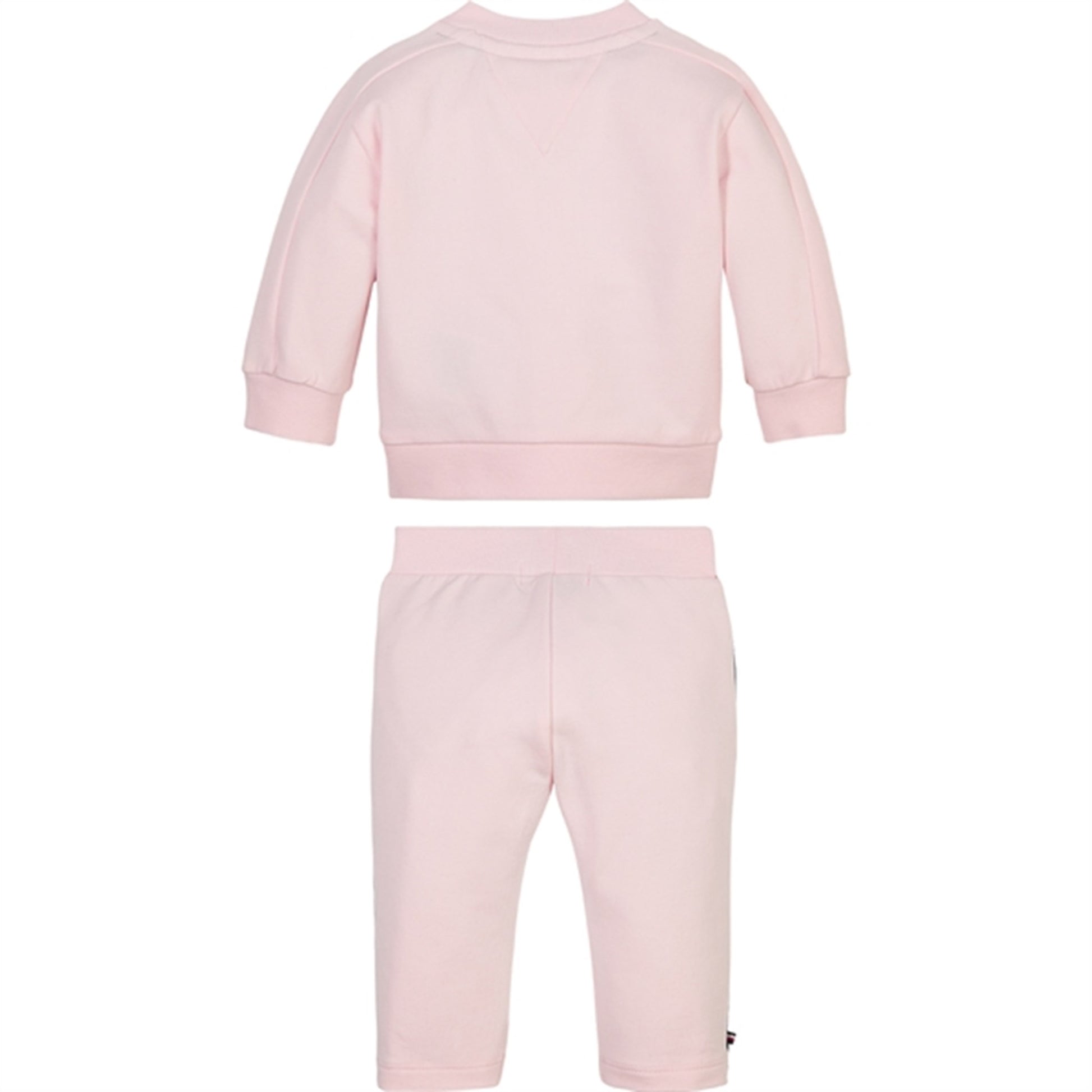 Tommy Hilfiger Baby Tape Crewneck Set Faint Pink