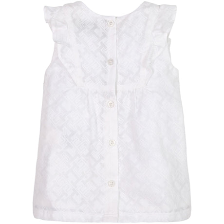 Tommy Hilfiger Baby Striped Dress White