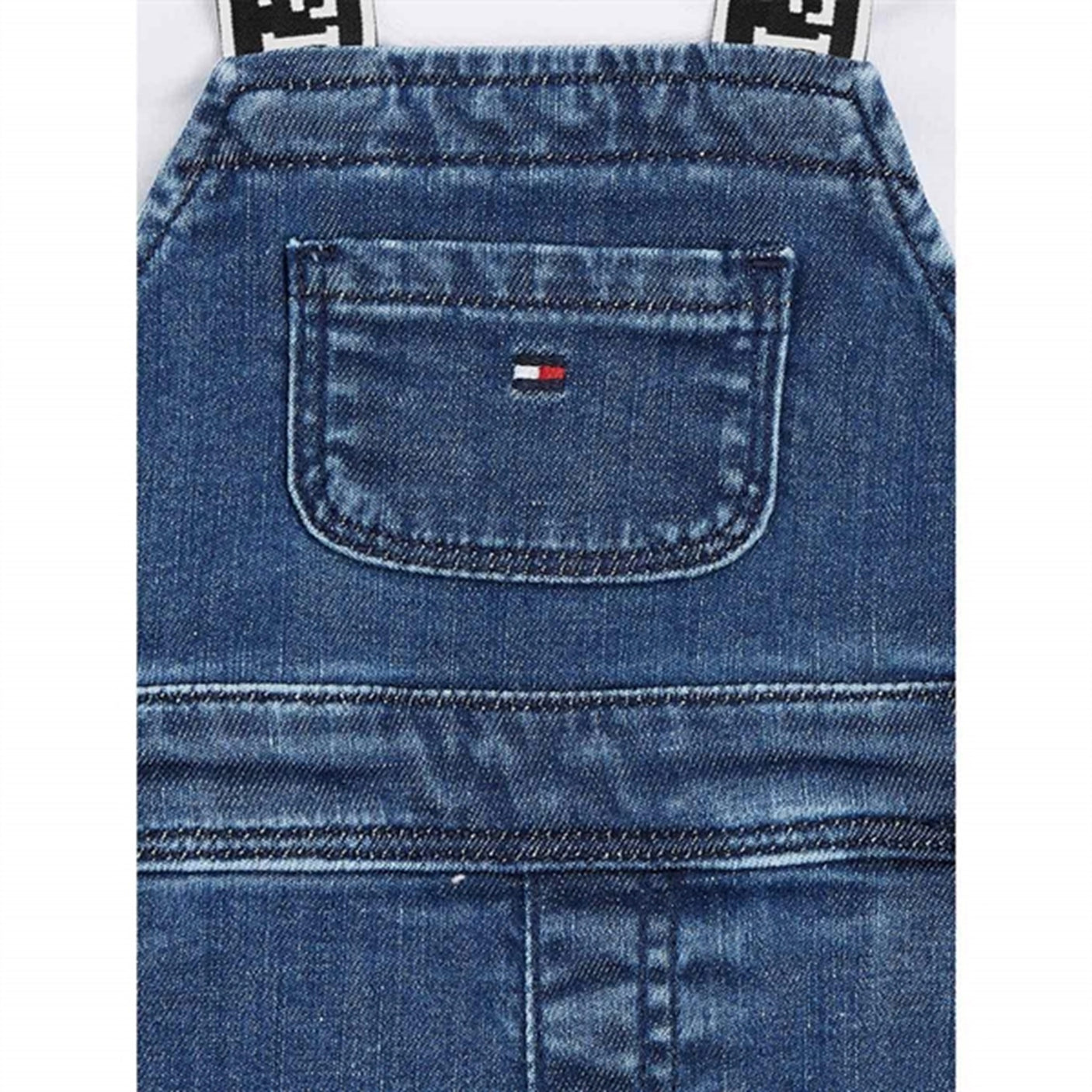 Tommy Hilfiger Baby Denim Dungaree Set Denim Medium